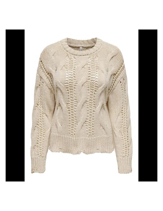 Jersey corto oversize trenza Only Birch