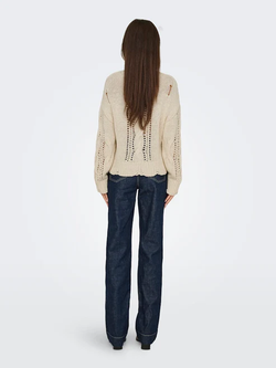 Jersey corto oversize trenza Only Birch