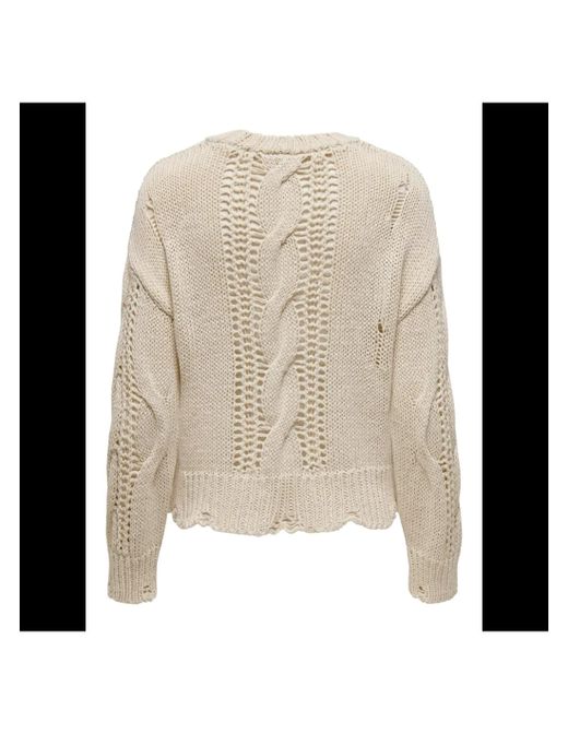 Jersey corto oversize trenza Only Birch