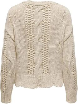 Jersey corto oversize trenza Only Birch