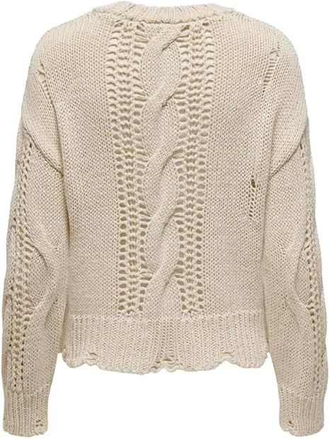 Jersey corto oversize trenza Only Birch