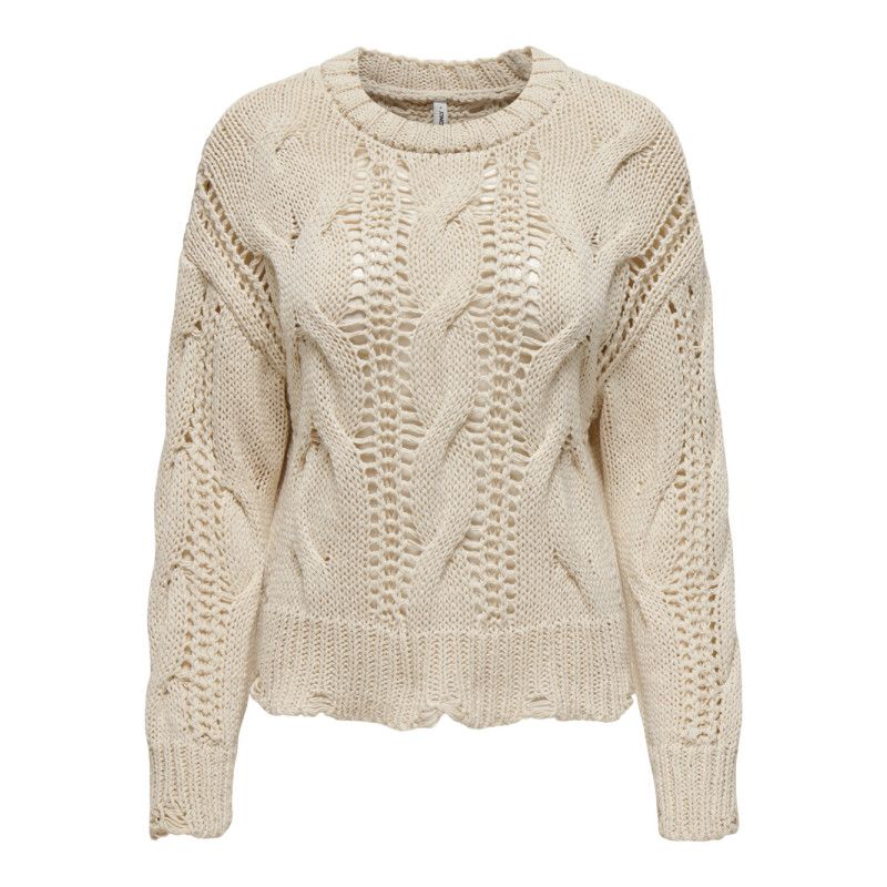 Jersey corto oversize trenza Only Birch