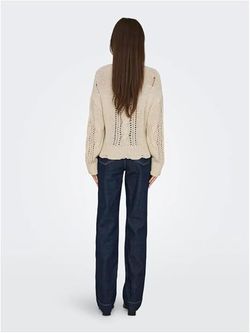 Jersey corto oversize trenza Only Birch