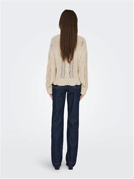 Jersey corto oversize trenza Only Birch