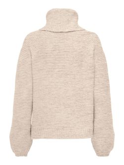 Jersey cuello alto oversize Only Whitecap Gray