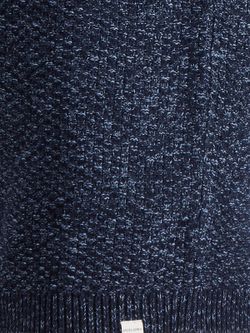 Jersey cuello redondo jaspeado Jack & Jones Navy