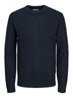 Jersey de cuello redondo trenzas Jack & Jones Sky Captain