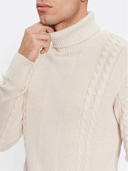 Jersey de cuello alto con trenzas Jack & Jones Moonbean