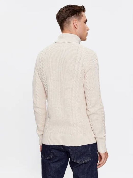 Jersey de cuello alto con trenzas Jack & Jones Moonbean