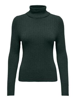Jersey de cuello alto trenzas Only Scarab