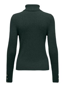 Jersey de cuello alto trenzas Only Scarab