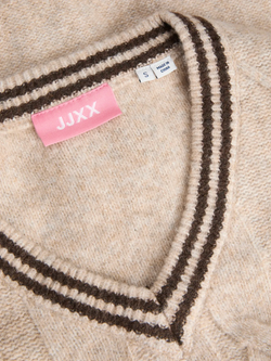 Jersey de cuello pico con número 93 Jjxx Feather Gray