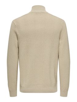 Jersey de cuello polo con espiga Only & Sons Silver