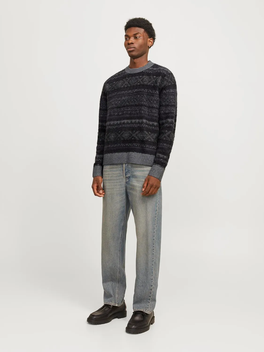 Jersey de cuello redondo cenefas Jack & Jones Iron Gate