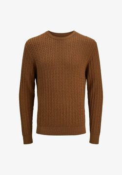 Jersey de cuello redondo con trenzas Jack & Jones Monks Robe