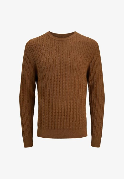 Jersey de cuello redondo con trenzas Jack & Jones Monks Robe