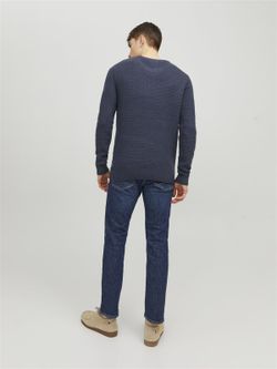 Jersey de cuello redondo con trenzas Jack & Jones Sky Captain