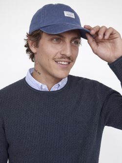 Jersey de cuello redondo de punto ondulado Jack & Jones Dark Navy