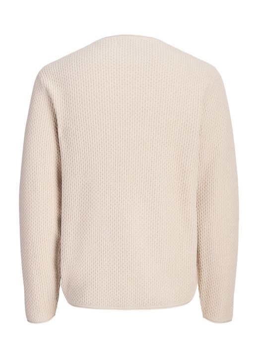 Jersey de cuello redondo de punto ondulado Jack & Jones Silver Lining