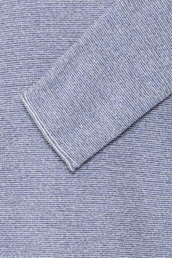 Jersey de cuello redondo micro rayas jaspeadas Blend Of America Dress Blue