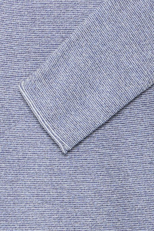 Jersey de cuello redondo micro rayas jaspeadas Blend Of America Dress Blue