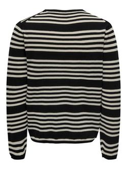 Jersey de cuello redondo multirayas Only & Sons Black