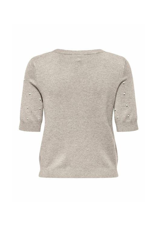 Jersey de cuello redondo perlas Only Pumice Stone