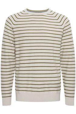 Jersey de cuello redondo rayas Blend Of America Nutria