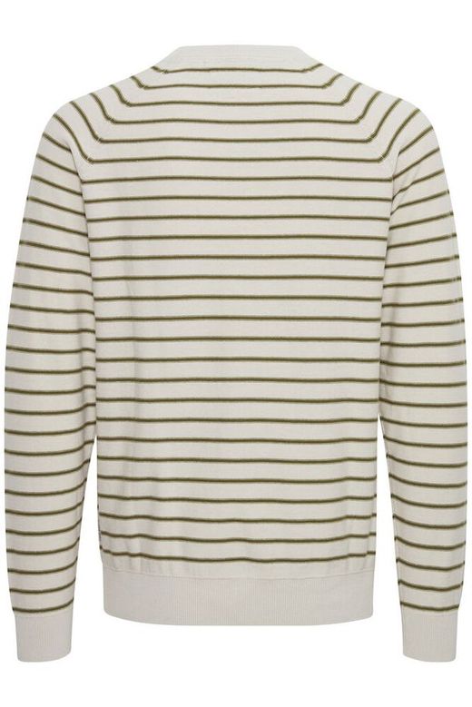 Jersey de cuello redondo rayas Blend Of America Nutria