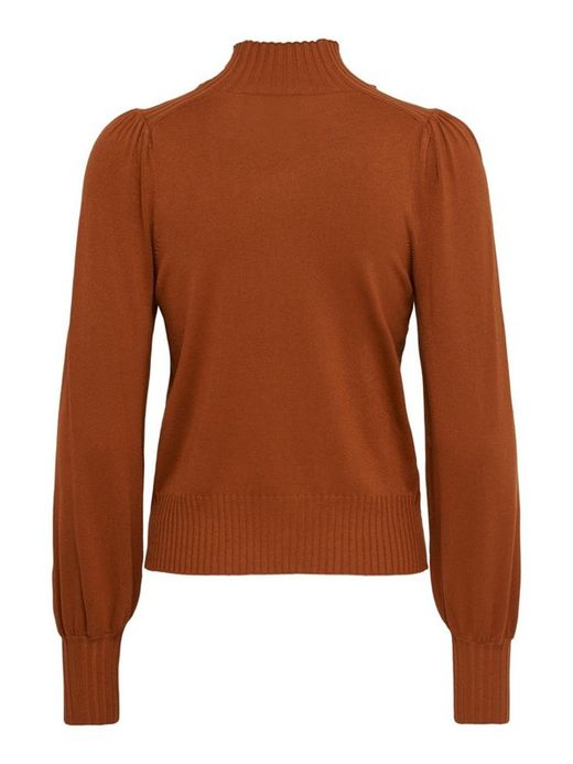 Only Ginger Bread Half Neck Puff Sleeve Jumper