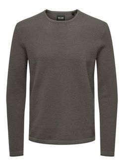 Jersey de punto granulado Only & Sons Brown