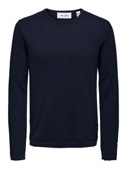 Jersey de punto granulado Only & Sons Dress Blue