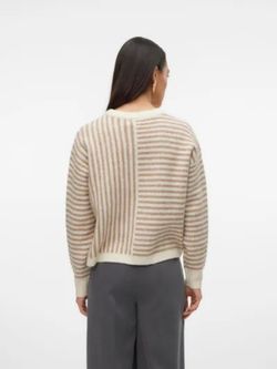 Jersey de rayas bicolor Vero Moda Birch