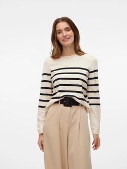 Jersey de rayas monocolor Vero Moda Birch