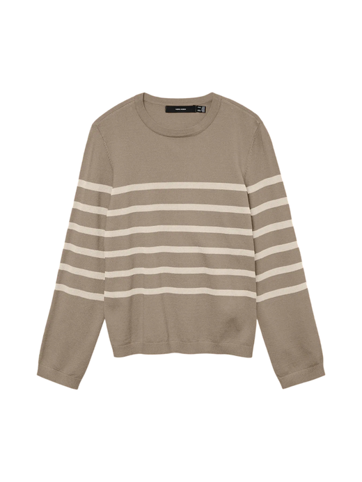 Jersey de rayas monocolor Vero Moda Silver Mink