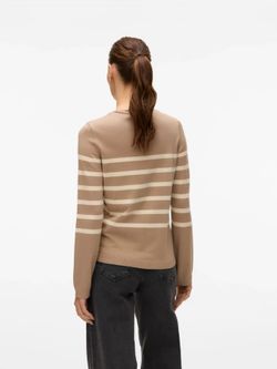 Jersey de rayas monocolor Vero Moda Silver Mink