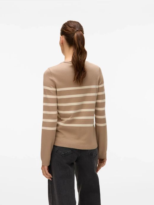 Jersey de rayas monocolor Vero Moda Silver Mink