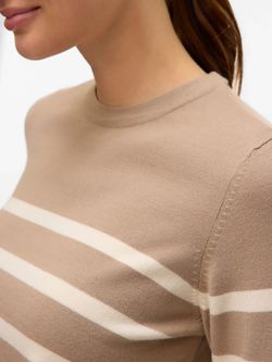 Jersey de rayas monocolor Vero Moda Silver Mink