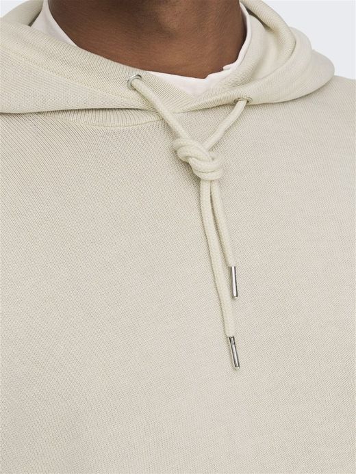 Jersey fino con capucha Only & Sons Silver Birch