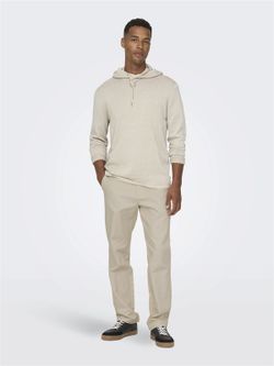 Jersey fino con capucha Only & Sons Silver Birch