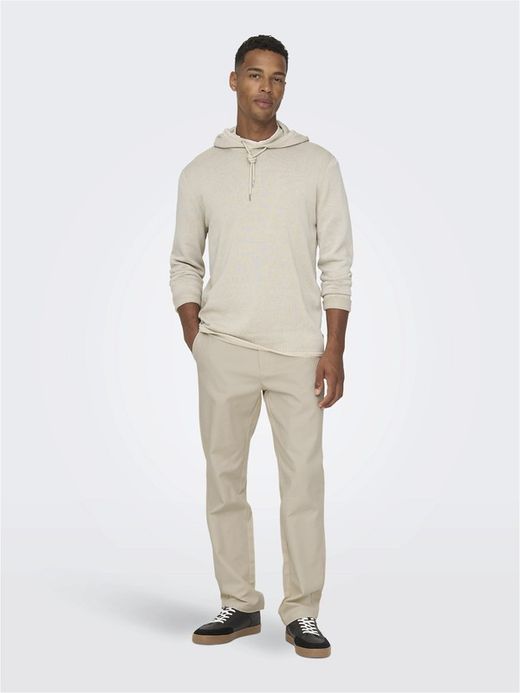 Jersey fino con capucha Only & Sons Silver Birch