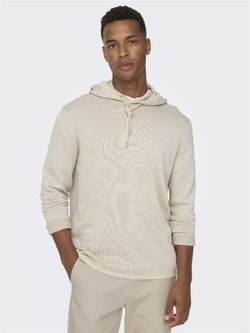 Jersey fino con capucha Only & Sons Silver Birch