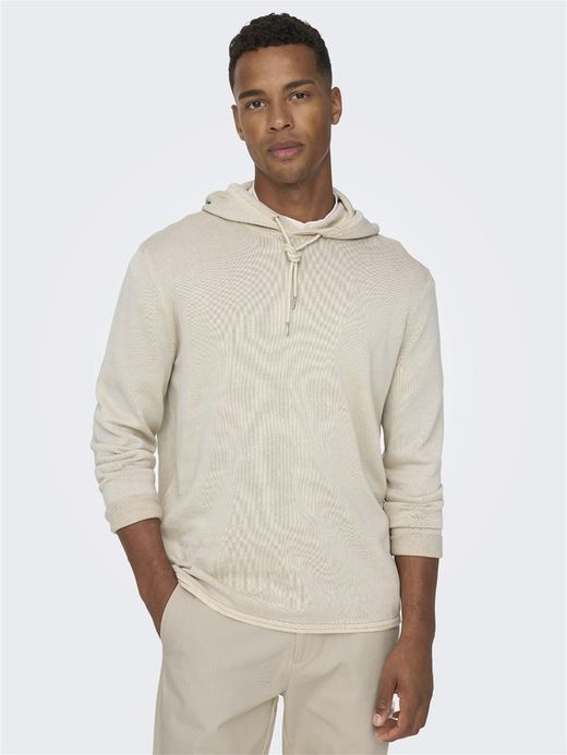 Jersey fino con capucha Only & Sons Silver Birch