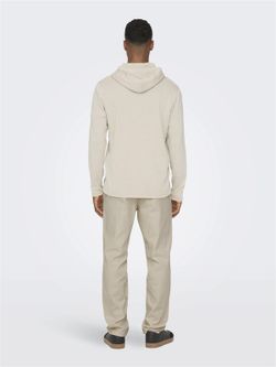 Jersey fino con capucha Only & Sons Silver Birch