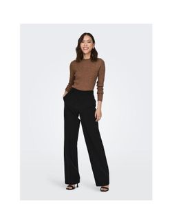 Jersey fino de canalé triangular Only Brown