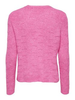 Jersey fino de punto calado Only Strawberry Cream