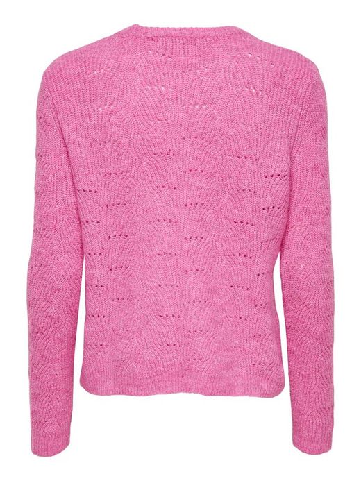 Jersey fino de punto calado Only Strawberry Cream