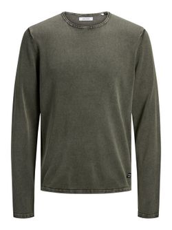 Jersey fino desgastado Jack & Jones Dusty Olive