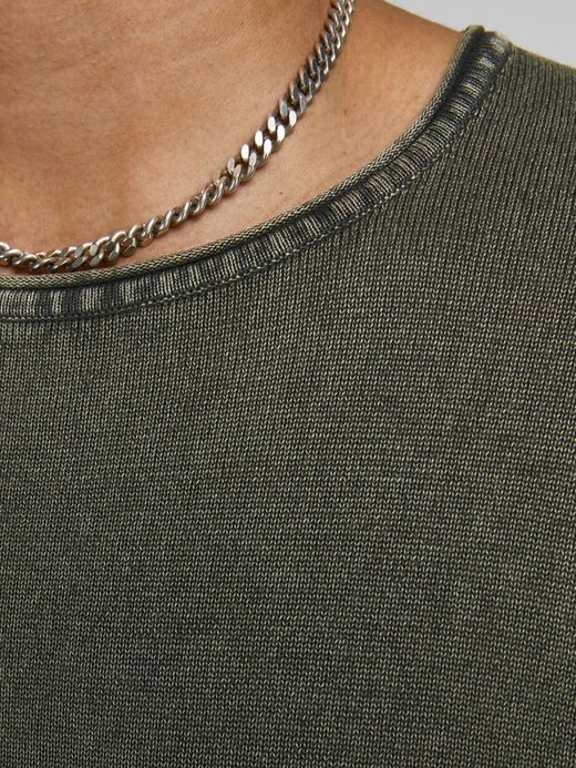 Jersey fino desgastado Jack & Jones Dusty Olive
