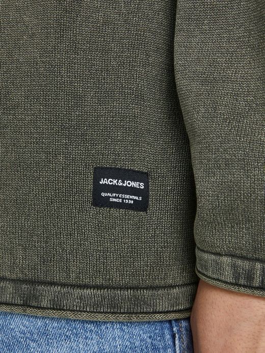 Jersey fino desgastado Jack & Jones Dusty Olive